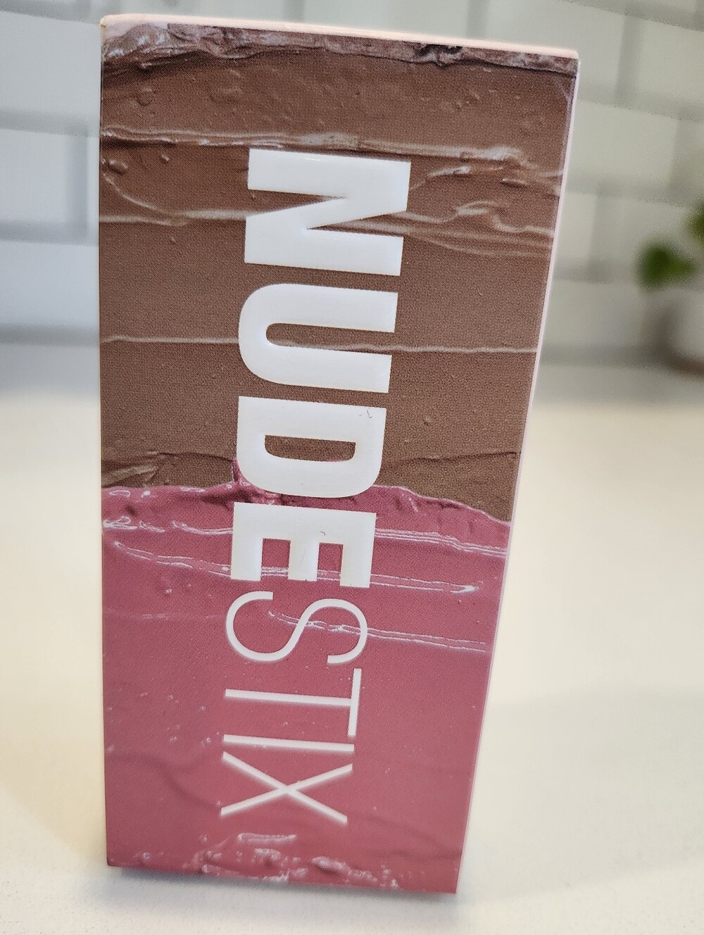 NUDESTIX Pink & Brown Dual-Tone Eye, Lip + Cheek Stick NIB